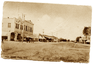 Downtown Mesa Circa 1895